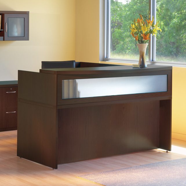 safco aberdeen 72″ straight reception station