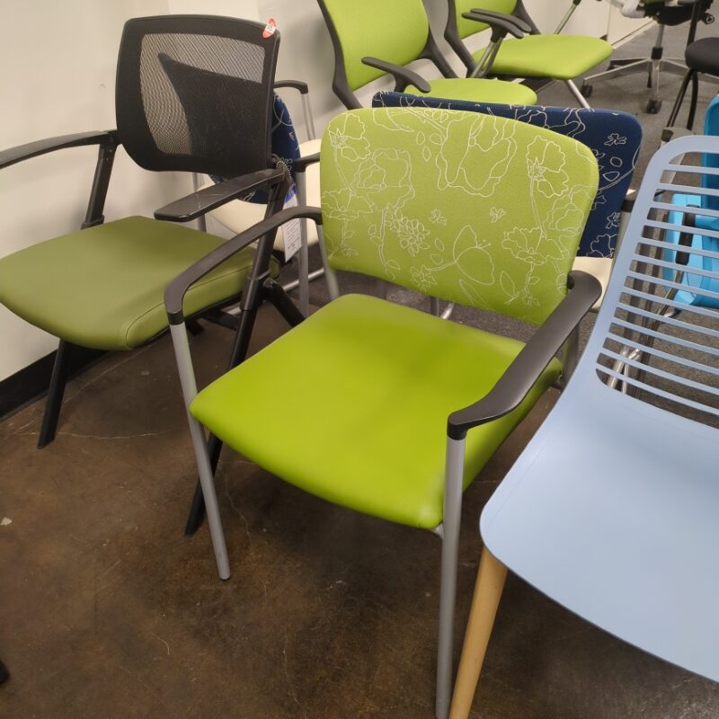 Showroom Sample Kimball Event Guest Chair Green