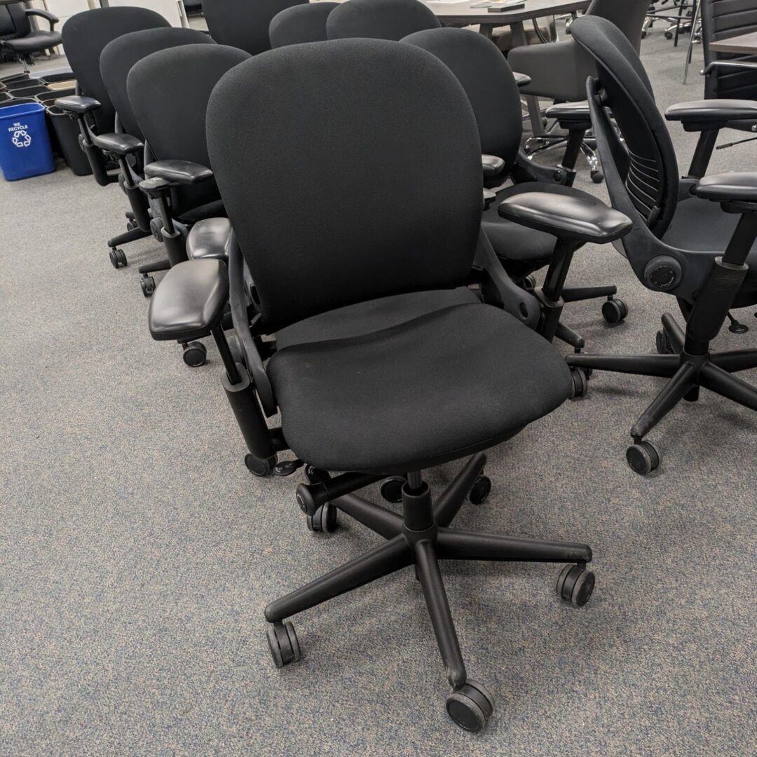 Used Steelcase Leap V1 Task Chair (Black)