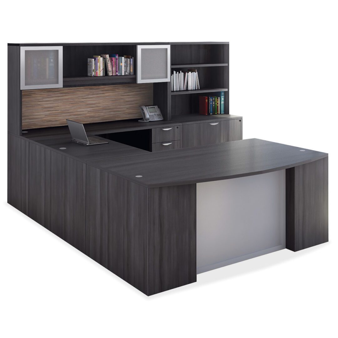 office source step-front u-shape desk #22v